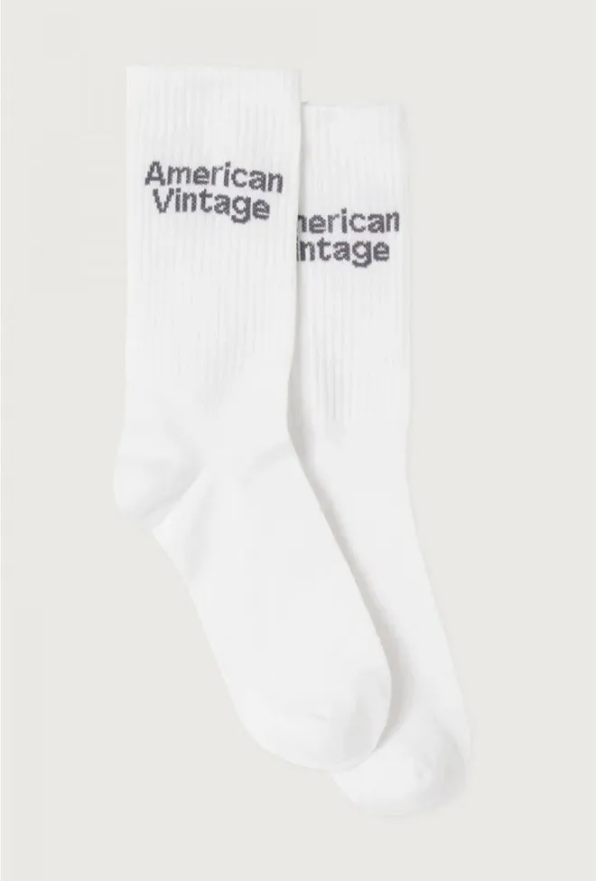 American Vintage Clypsun Socks White sokker