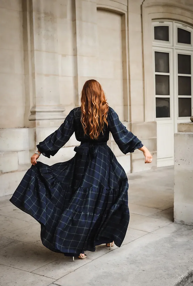 Confettibird Check Showpiece Dress Check maxikjole 7