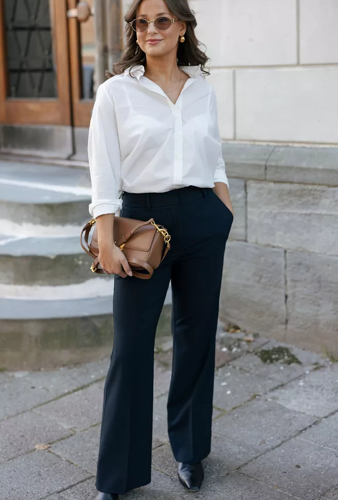 Five Units OliviaFV Regular 285 Navy dressbukse 8