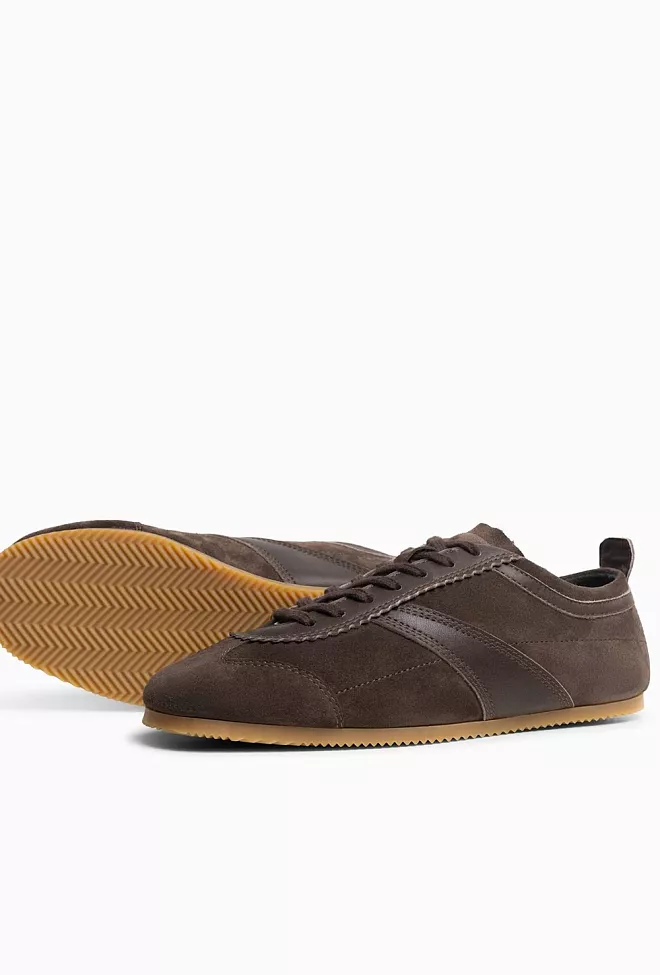 Jim Rickey Shade Suede/Leather Sneakers Truffle joggesko 2