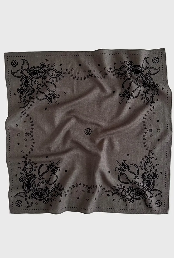 Lescarf Winter Scarf Taupe, Black, Wine Red skjerf 4