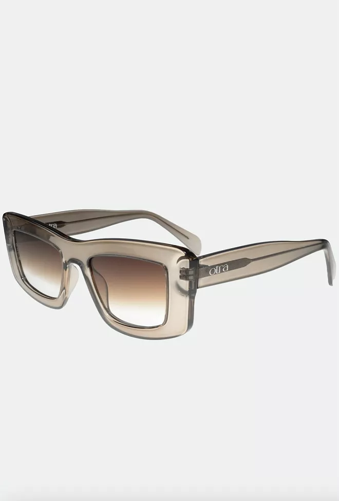 Otra Eyewear Marsha Trans Olive/Brown Fade solbriller 9