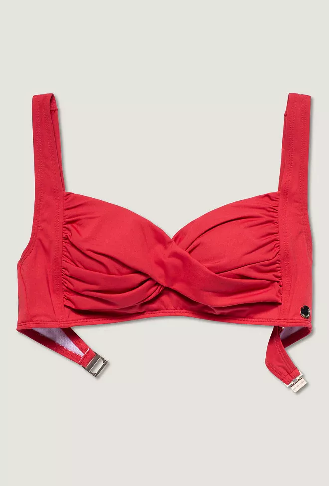 Panos Emporio Medea Solid Top Lipstick Red bikinitopp 4