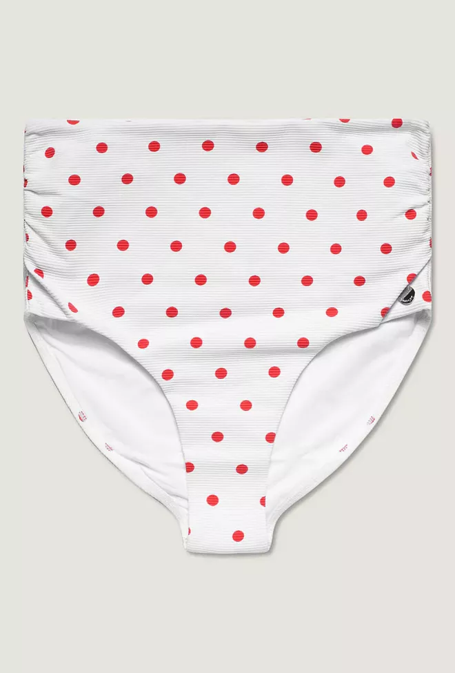Panos emporio Polka Dot Chara Bottom White/Red bikinitruse 3
