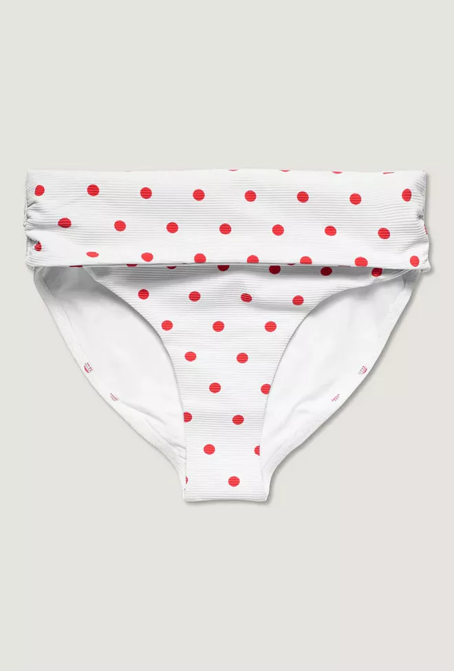 Panos emporio Polka Dot Chara Bottom White/Red bikinitruse 2