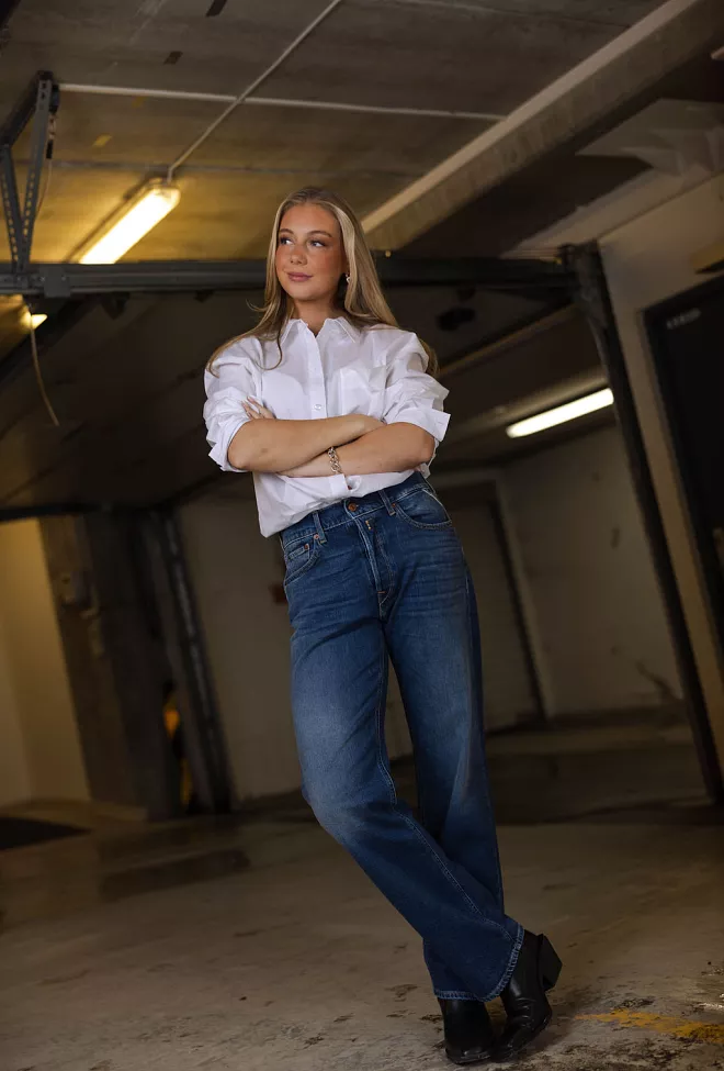replay Aubry pants medium blue jeans 4