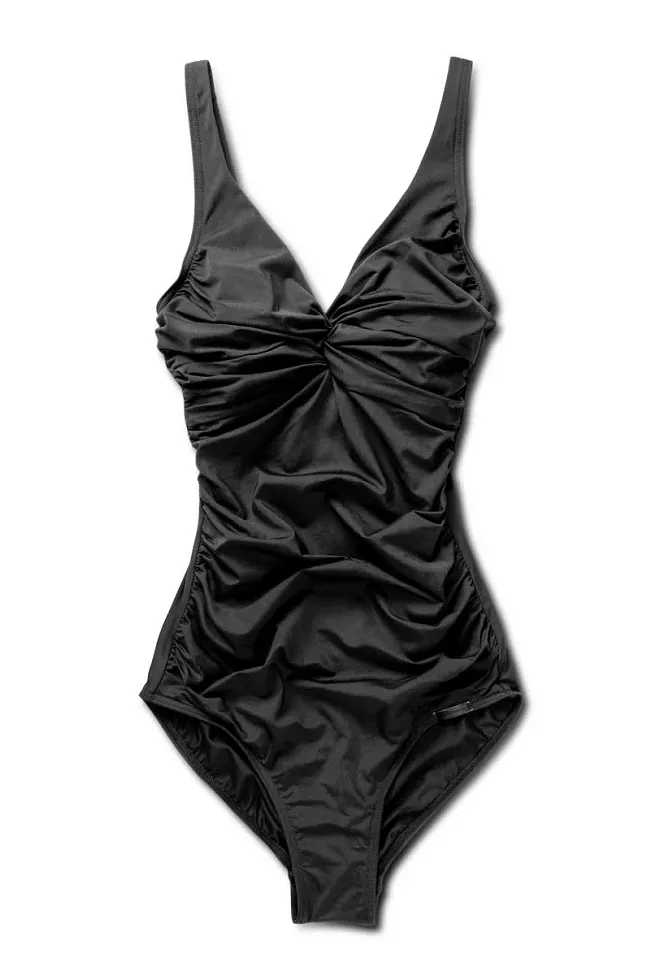 Panos emporio Simi Solid Swimsuit Black badedrakt 3
