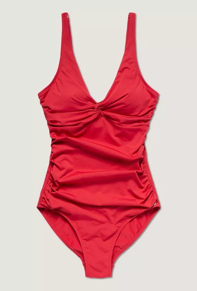 Panos Emporio Simi Solid Swimsuit Lipstick Red badedrakt 4