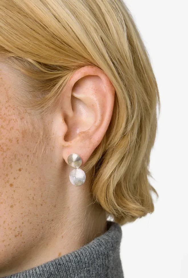 Lie studio The Rita Earrings Silver øredobber
