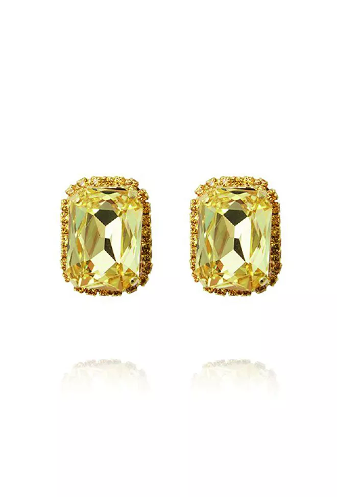 Caroline Svedbom x HiiL Studio Lydia Cocktail Studs Gold Sunflower/Jonquil øredobber 2