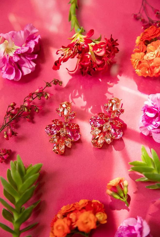 Caroline Svedbom Selene Earrings Gold Sunset Combo øredobber 4